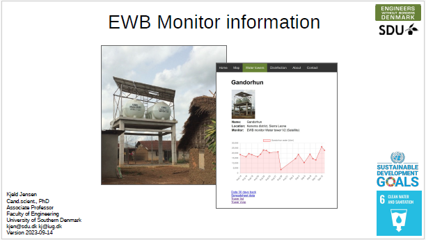 EWB Monitor Information report
